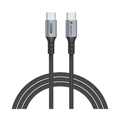 VERBATIM Sync & Charge USB-C zu USB-C 100W 120 cm