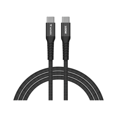 VERBATIM Sync & Charge USB-C zu USB-C 100W Magnetkabel 120 cm