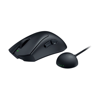 Razer Deathadder V4 Pro - Ultra leichte kabellose ergonomische E-Sport-Maus mit Focus Pro 45K Optical Sensor Gen-2, 56 Gramm Gewicht, schwarz