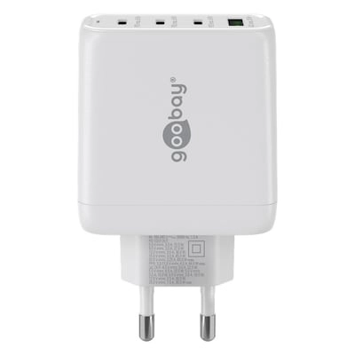 Goobay USB-C™ PD GaN Multiport-Schnellladegerät (68 W) weiß