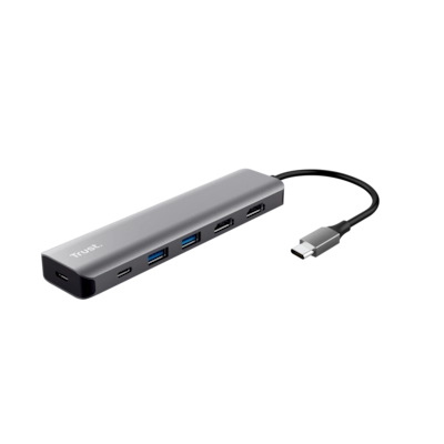 Trust Dalyx 6-in-1-USB-C-Multiport-Adapter - 6-in-1-USB-C-Multiport-Adapter