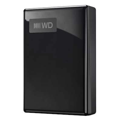 WD My Passport Portable HDD USB-C 6TB Schwarz Externe Festplatte, USB 3.2 Gen 1x1 (5 Gbit/s)
