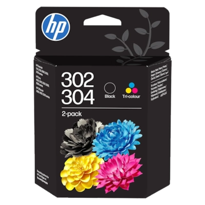 HP 302/304 Farbe/Schwarz Multi Pack