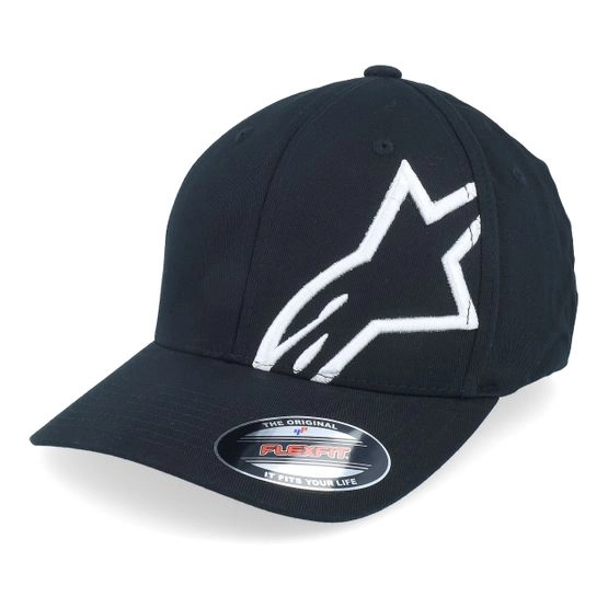 Cap Corp Shift 2 Black/White - Alpinestars - Schwarz Flexfit