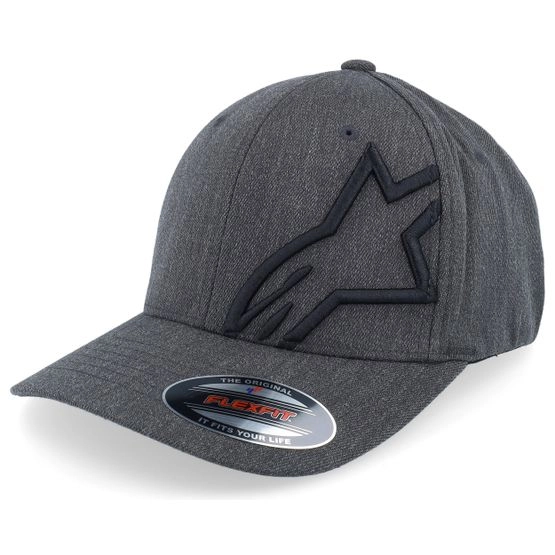 Cap Corp Shift 2 Dark Heather Gray/Black - Alpinestars - Grau Flexfit