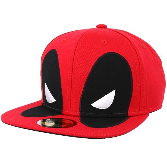 Cap Deadpool Big Face Red Snapback - Difuzed - Rot