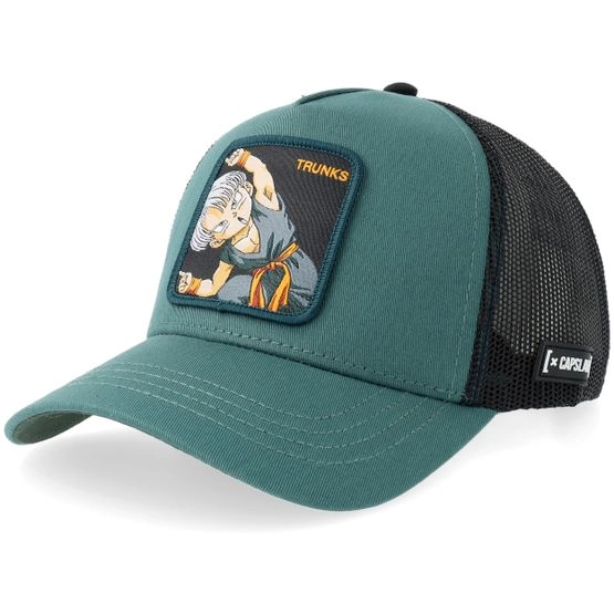 Cap Dragon Ball Trunks Petrol/Black Trucker - Capslab - Blau