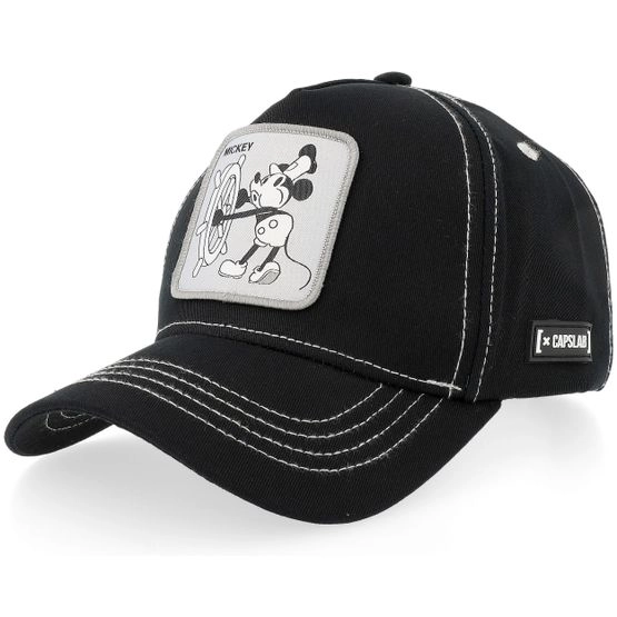 Cap Disney Mickey Black/Grey A-Frame Adjustable - Capslab - Schwarz