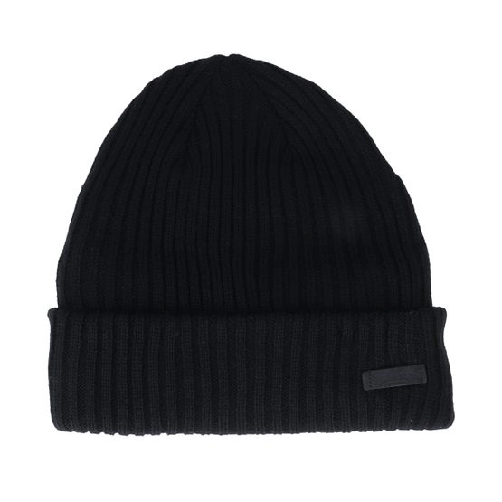 Mütze Wilbert Turnup Black Cuff - Barts - Schwarz