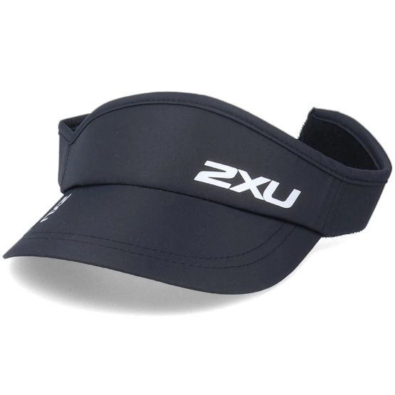 Cap Run Black/Black Visor - 2XU - Schwarz