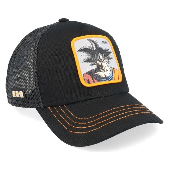 Cap Dragon Ball Z Goku Black Trucker - Capslab - Schwarz