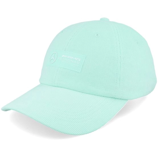 Cap Mercedes AMG F1 23 Retro Corduroy Mint Dad Cap - Formula One - Grün