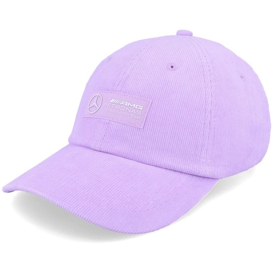 Cap Mercedes AMG F1 23 Retro Corduroy Lilac Dad Cap - Formula One - Rosa