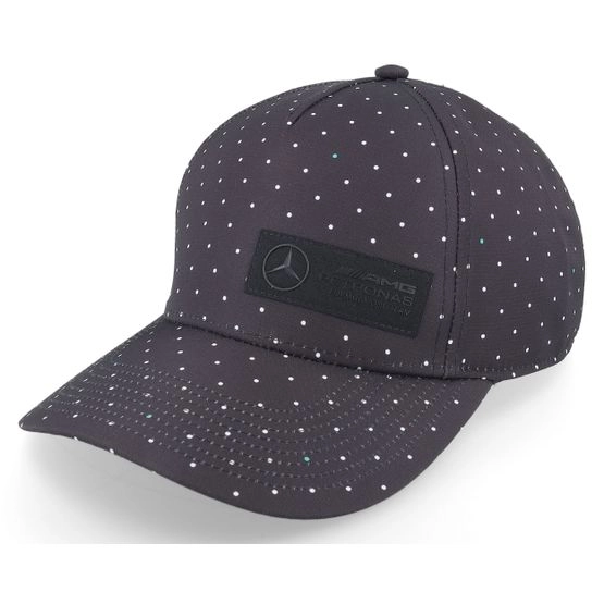 Cap Mercedes AMG F1 23 Team Polka Dot Black Adjustable - Formula One - Schwarz