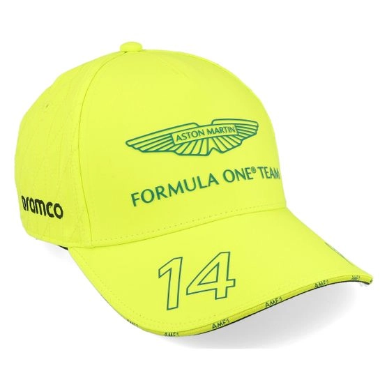 Cap Aston Martin F1 24 Alonso Lime Adjustable - Formula One - Gelb
