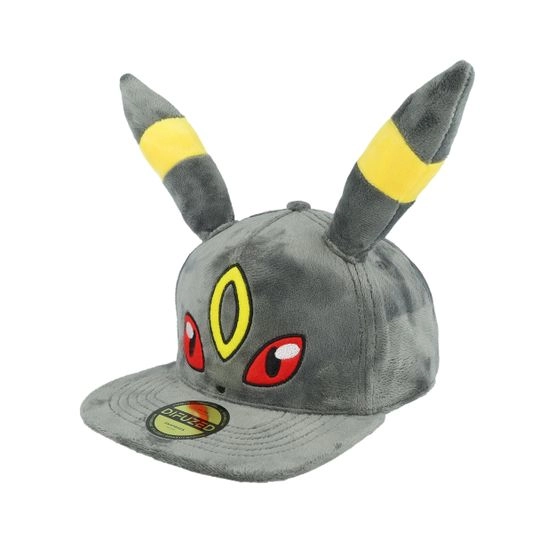Cap Pokémon Umbreon Plush Charcoal Snapback - Difuzed - Schwarz