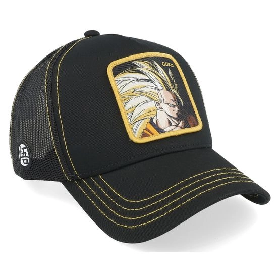 Cap Dragon Ball Goku Black A-Frame Trucker - Capslab - Schwarz