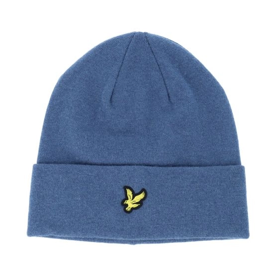 Mütze Basic Beanie Deep Water Cuff - Lyle & Scott - Blau