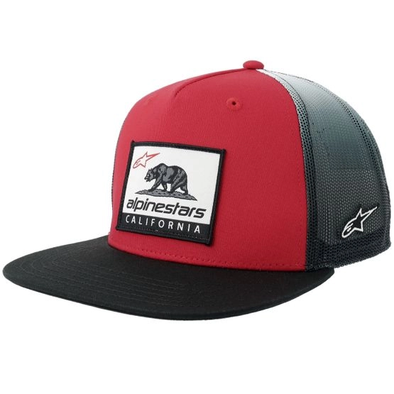Cap Cali Gradient A-Frame Trucker - Alpinestars - Rot