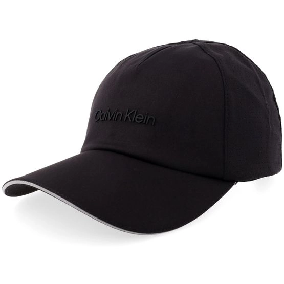 Cap Micro Twill W Silicone Black Dad Cap - Calvin Klein - Schwarz