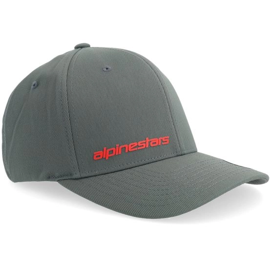 Cap Points Hat Dark Grey Stretch-Fit - Alpinestars - Grau