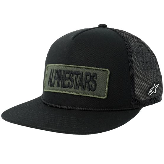 Cap Ten Hat Black/Black A-Frame Trucker - Alpinestars - Schwarz