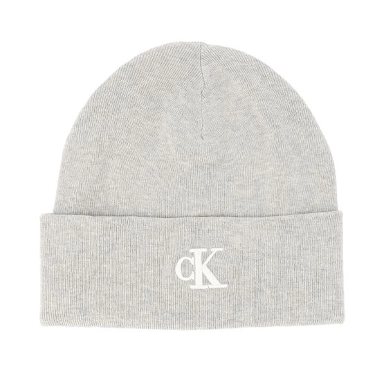 Mütze Fine Rib Bros Heather Cuff - Calvin Klein - Grau
