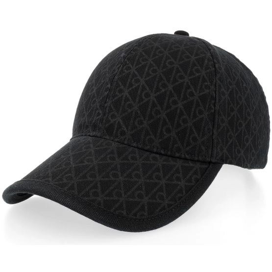 Cap Emblem Print W Leather Patch Black Dad Cap - Calvin Klein - Schwarz
