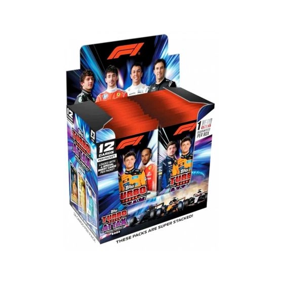 Trading Cards Formula 1 Turbo Attax 2026 Cards Box - 24 Packs (288 Cards) - Topps - Schwarz
