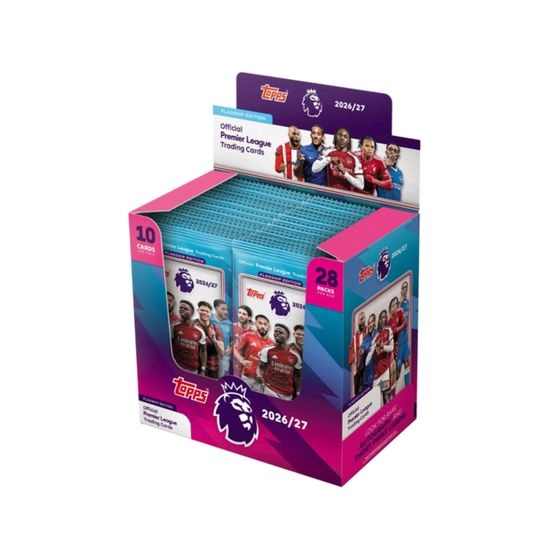 Trading Cards Flagship Premier League 2026/27 Cards - 1 box (280 Cards) - Topps - Schwarz