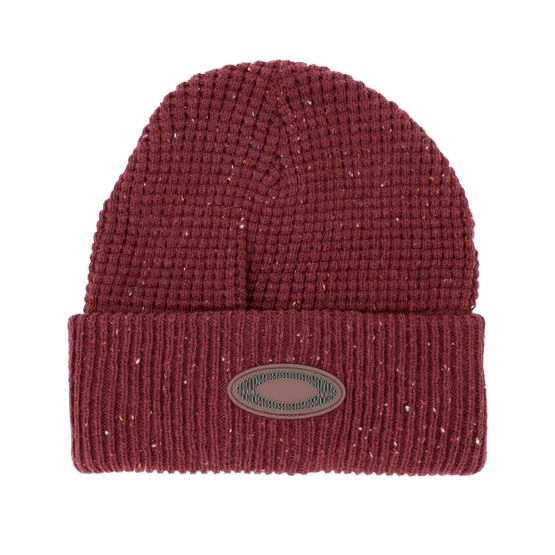 Mütze Ellipse Waffle Beanie​ Dark Umber Cuff - Oakley - Rot