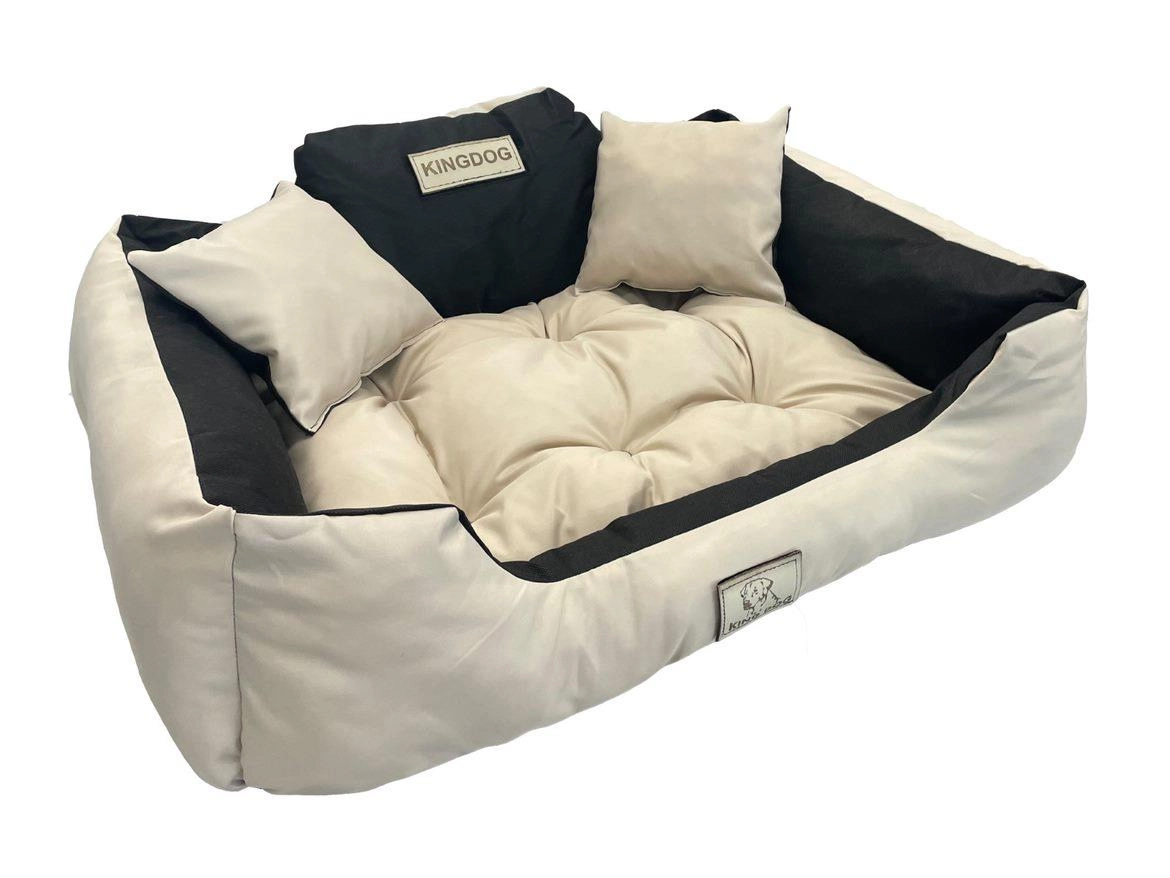 KINGDOG Hundebett, wasserdicht und langlebig, SML XL XXL 3XL, 8 Farben! M hell