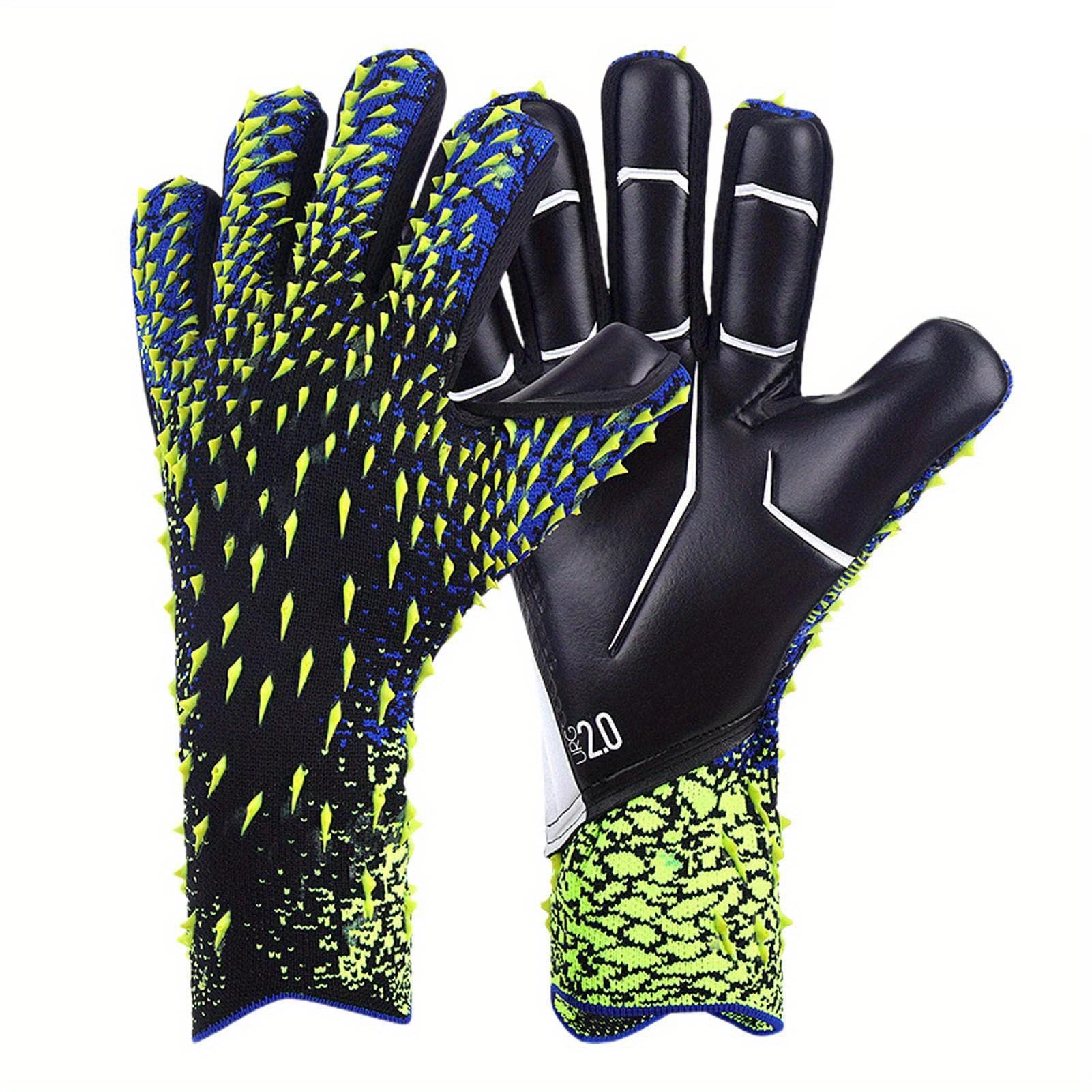 Fußball-Torwarthandschuhe für Jugendliche und Erwachsene, Hochleistungs-Torwarthandschuhe, Football-Handschuhe mit stark greifenden Handflächen 9