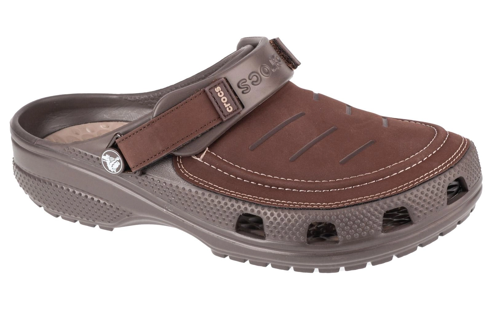 Crocs Yukon Vista II Clog, braune Pantoletten für Herren 46/47 braun