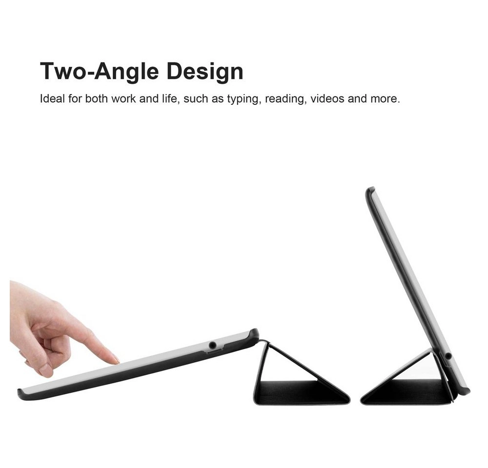 Cadorabo Tablet Hülle für Samsung Galaxy Tab E (9,6" Zoll) SM-T561 / T560 in SATIN SCHWARZ Ultra Dünne Book Style Schutzhülle OHNE Auto Wake Up und Standfunktion aus Kunstleder