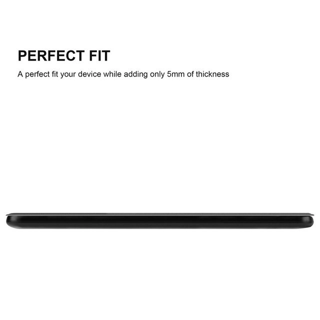 Cadorabo Tablet Hülle für Asus ZenPad 10 (10,1" Zoll) (Z301MFL) in SATIN SCHWARZ Ultra Dünne Book Style Schutzhülle mit Auto Wake Up und Standfunktion aus Kunstleder