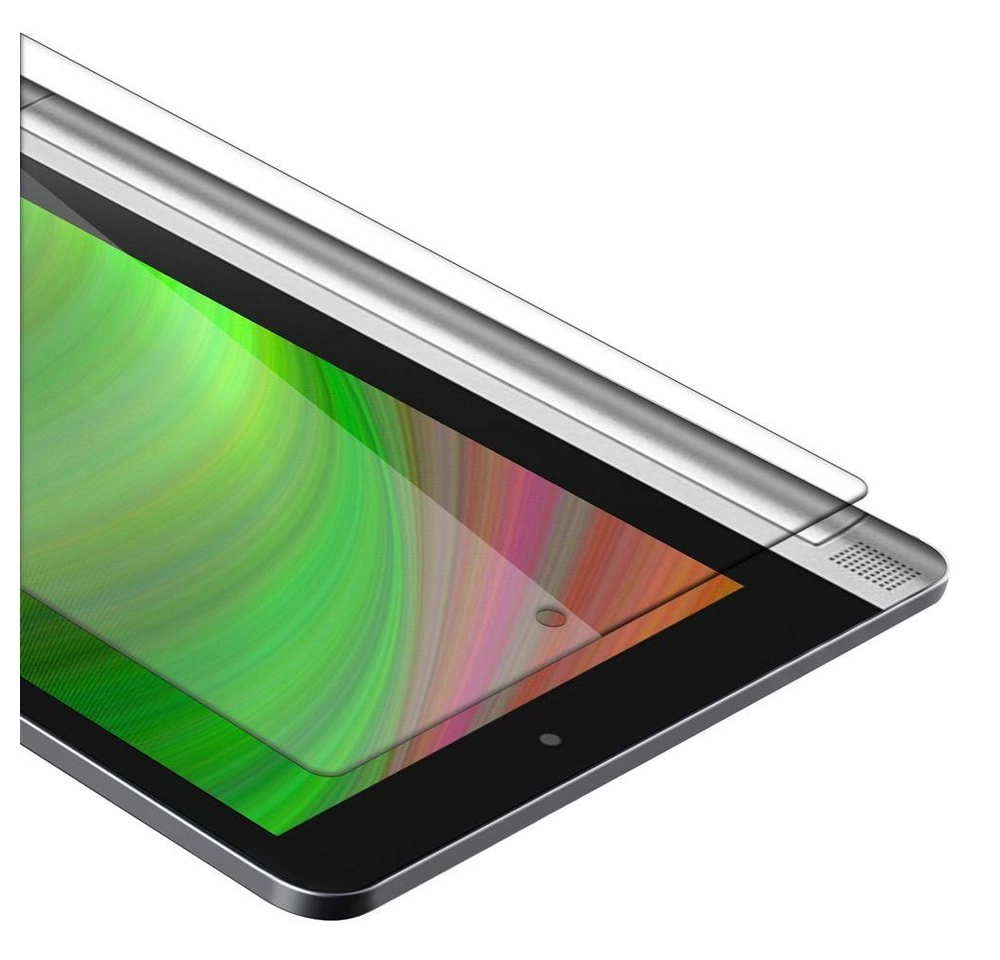 Cadorabo Panzer Folie für Lenovo Yoga Tab 2 (10.1" Zoll) Schutzfolie in KRISTALL KLAR Gehärtetes (Tempered) Display-Schutzglas in 9H Härte mit 3D Touch Kompatibilität
