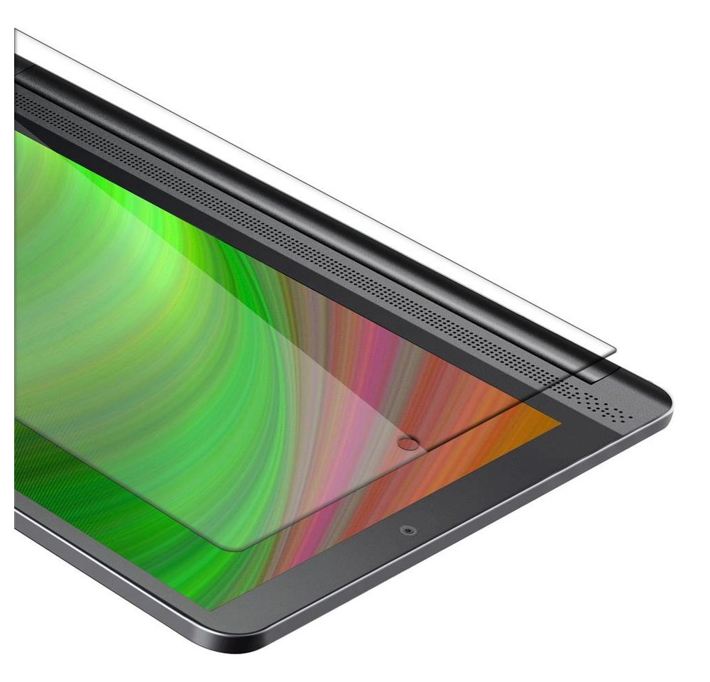 Cadorabo Panzer Folie für Lenovo Yoga Tab 3 Plus (10.1" Zoll) Schutzfolie in KRISTALL KLAR Gehärtetes (Tempered) Display-Schutzglas in 9H Härte mit 3D Touch Kompatibilität