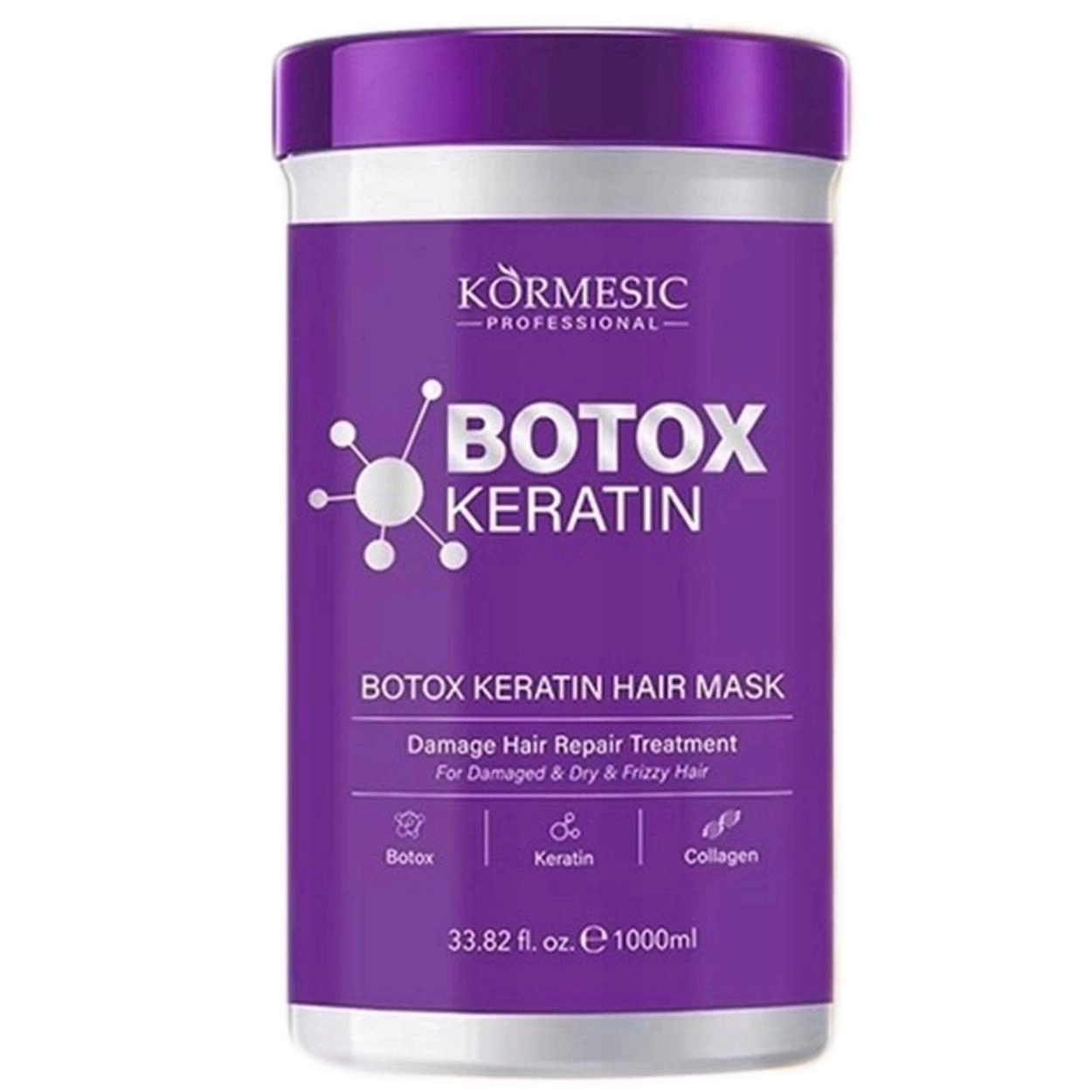 Haarmaske mit Keratin und Kollagen - Keratin Kormesic 1000