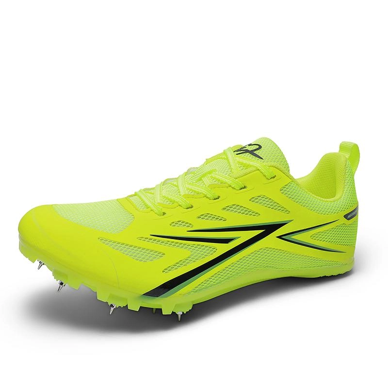Jugendliche Spikes Schuhe Professionelle Laufbahn Feld Sneakers Herren Junge Anti-Rutsch Renn Training Schuh Bequeme Schuhe 2026 34 yellow