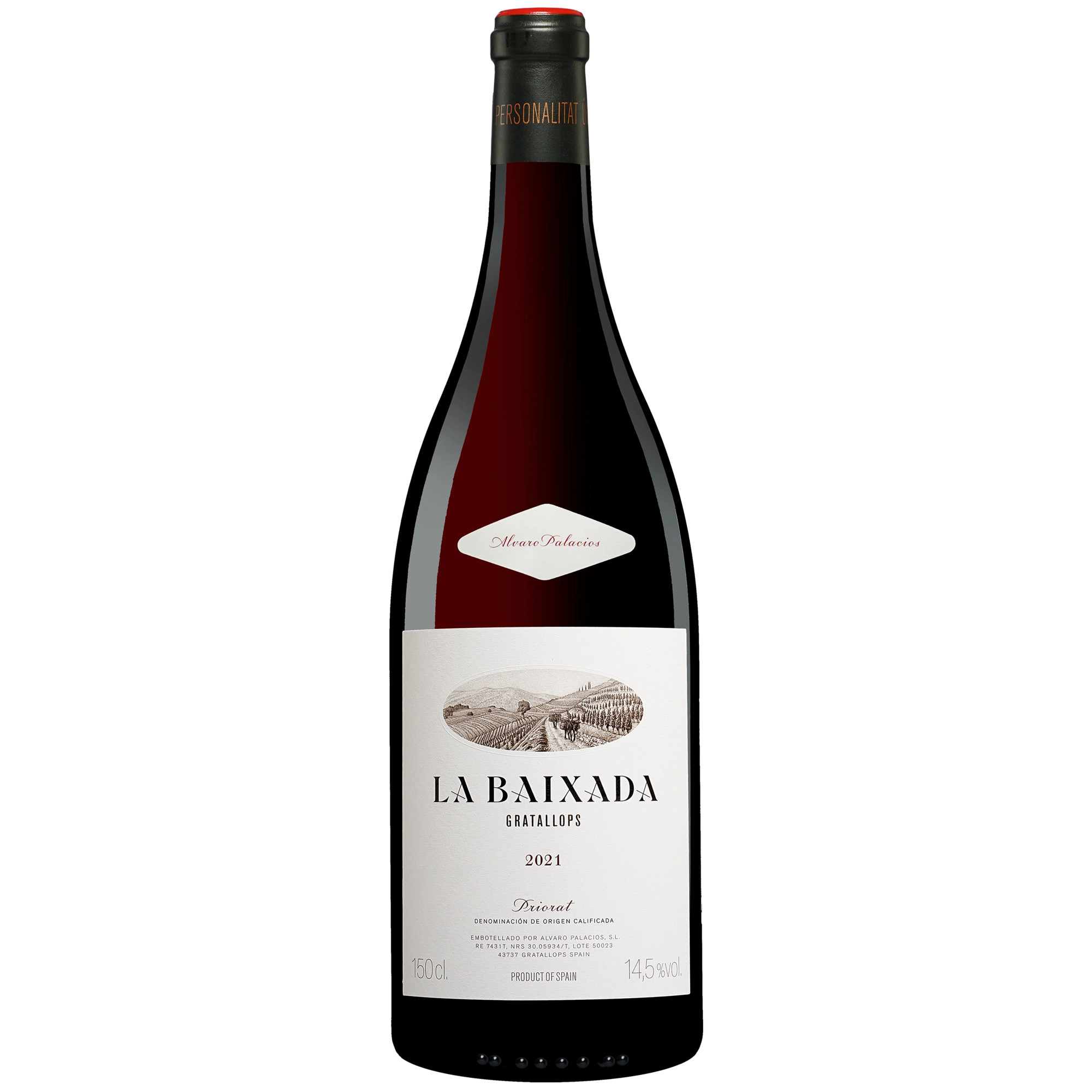 Palacios Proirat La Baixada - 1,5 L. Magnum 2021  1.5L 14.5% Vol. Rotwein Trocken aus Spanien