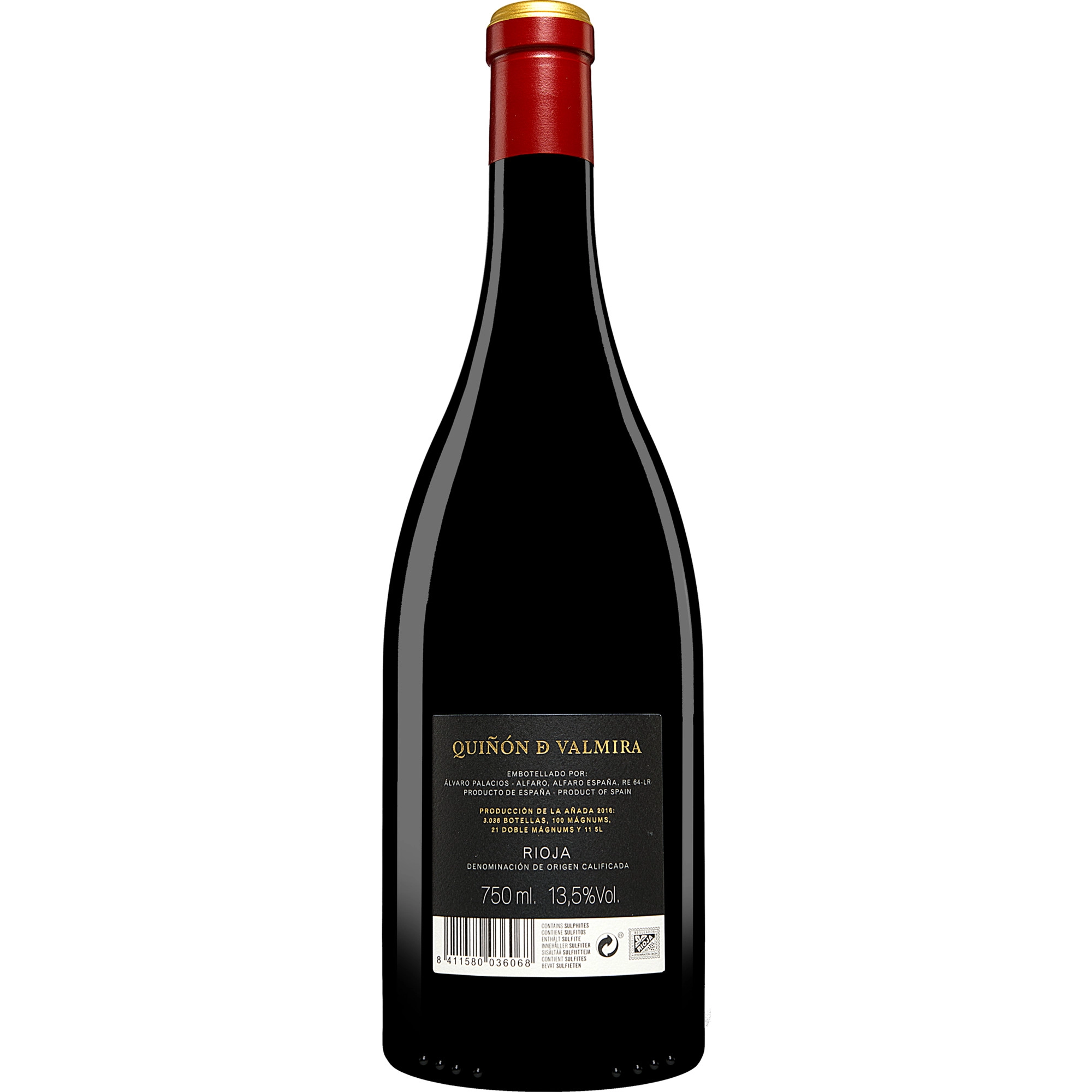 Palacios »Quiñón de Valmira« 2016  0.75L 13.5% Vol. Rotwein Trocken aus Spanien