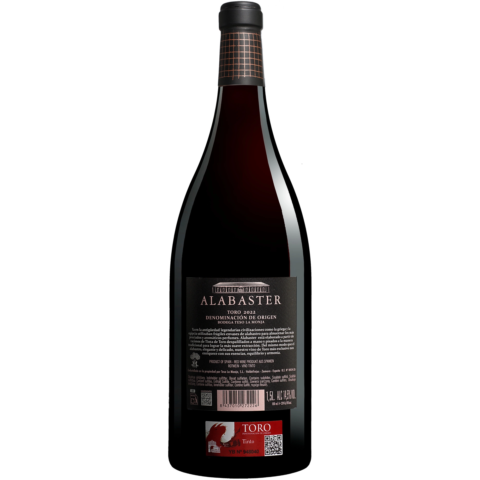 Teso La Monja »Alabaster« - 1,5 L. Magnum 2022  1.5L 14.5% Vol. Rotwein Trocken aus Spanien