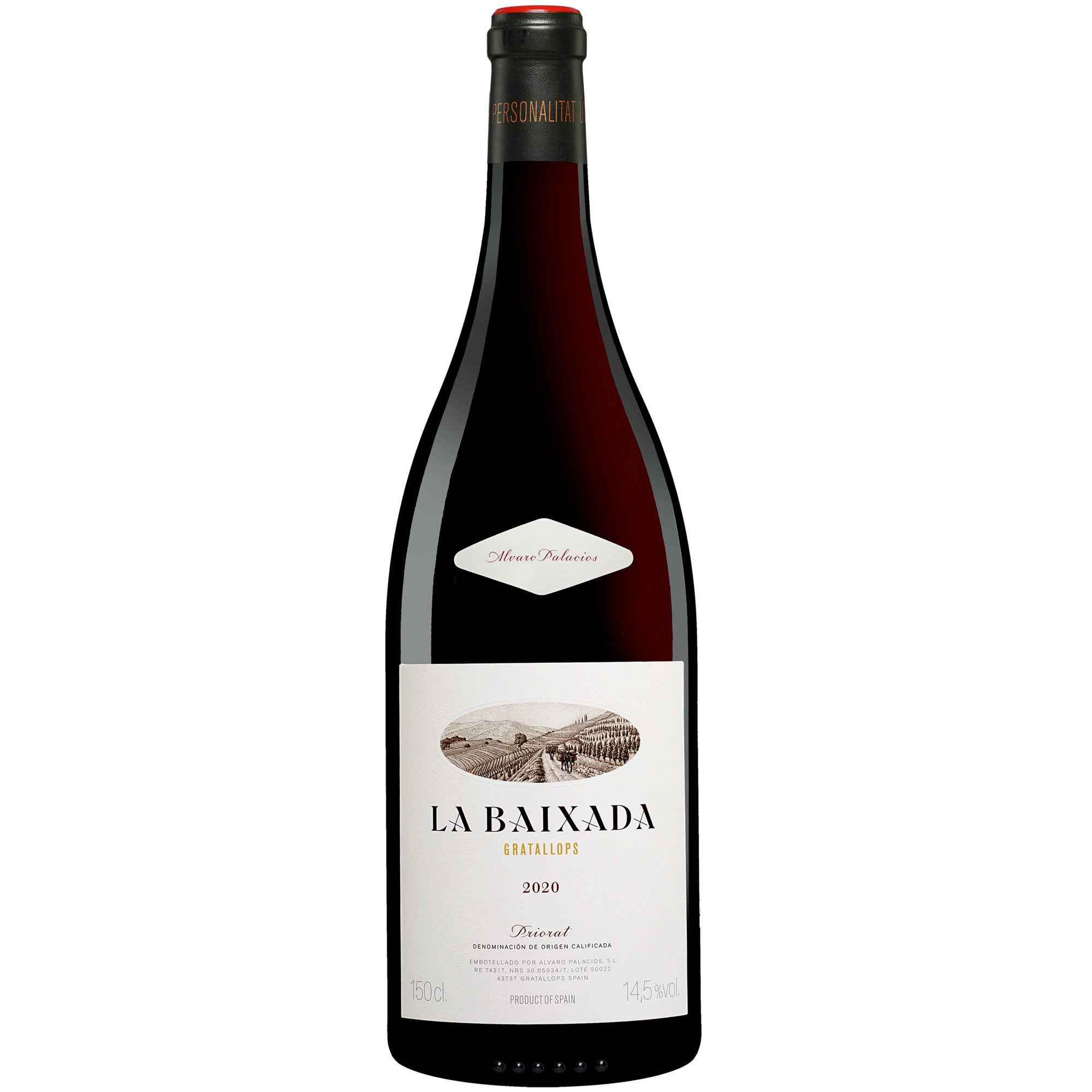Palacios Proirat La Baixada - 1,5 L. Magnum 2020  1.5L 14.5% Vol. Rotwein Trocken aus Spanien