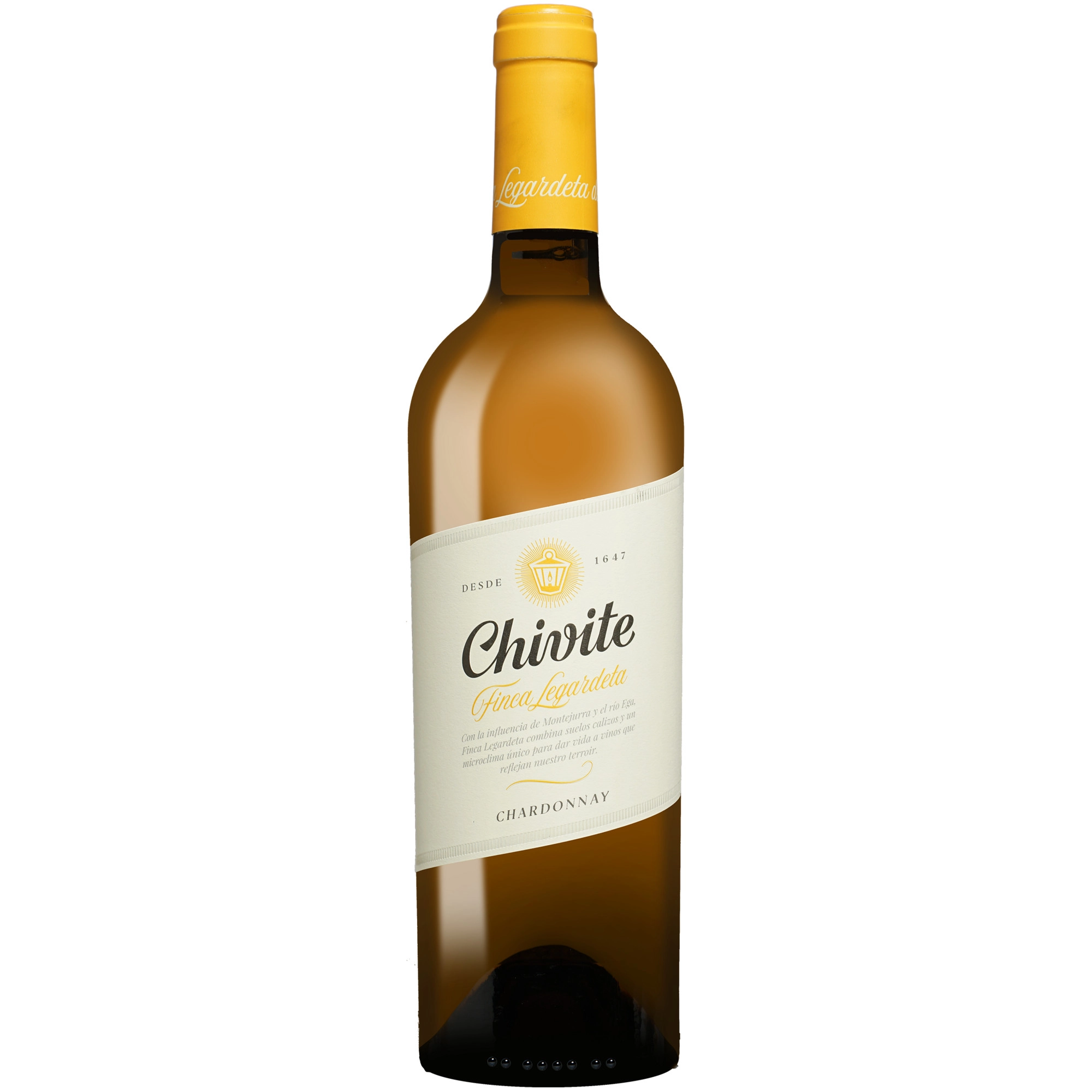 Chivite »Legardeta« Chardonnay 2025  0.75L 13.5% Vol. Weißwein Trocken aus Spanien
