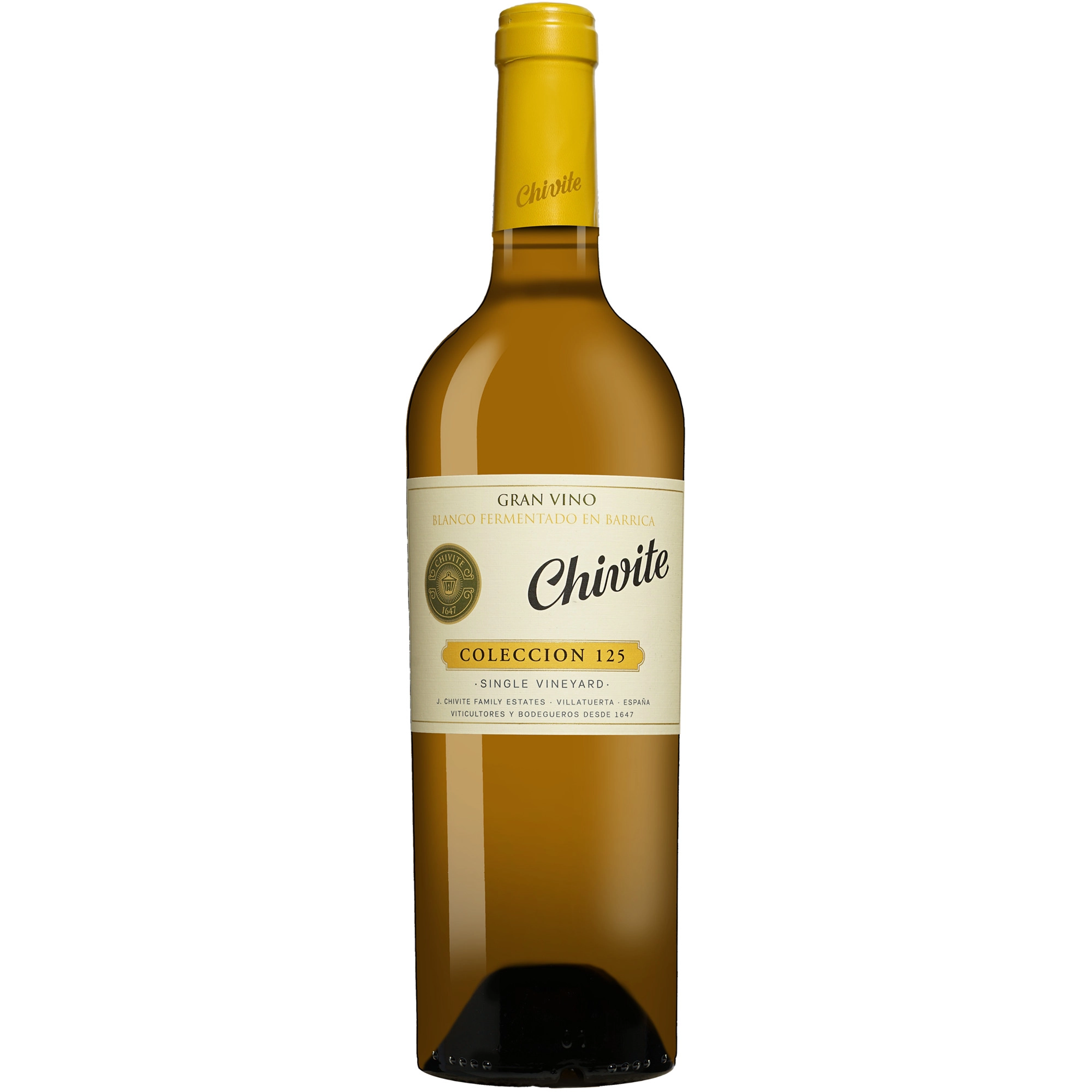 Julián Chivite »Colección 125« Chardonnay 2023  0.75L 14% Vol. Weißwein Trocken aus Spanien