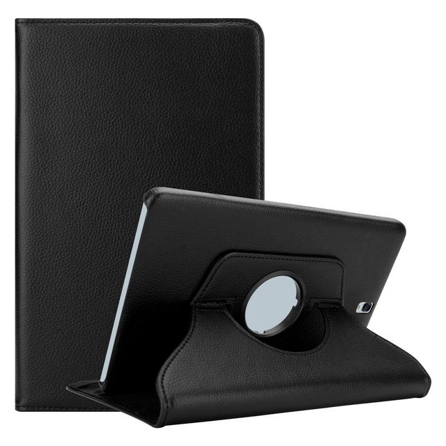 Cadorabo Tablet Hülle für Samsung Galaxy Tab S3 (9,7" Zoll) SM-T820N / T825N in HOLUNDER SCHWARZ Book Style Schutzhülle OHNE Auto Wake Up mit Standfunktion und Gummiband Verschluss