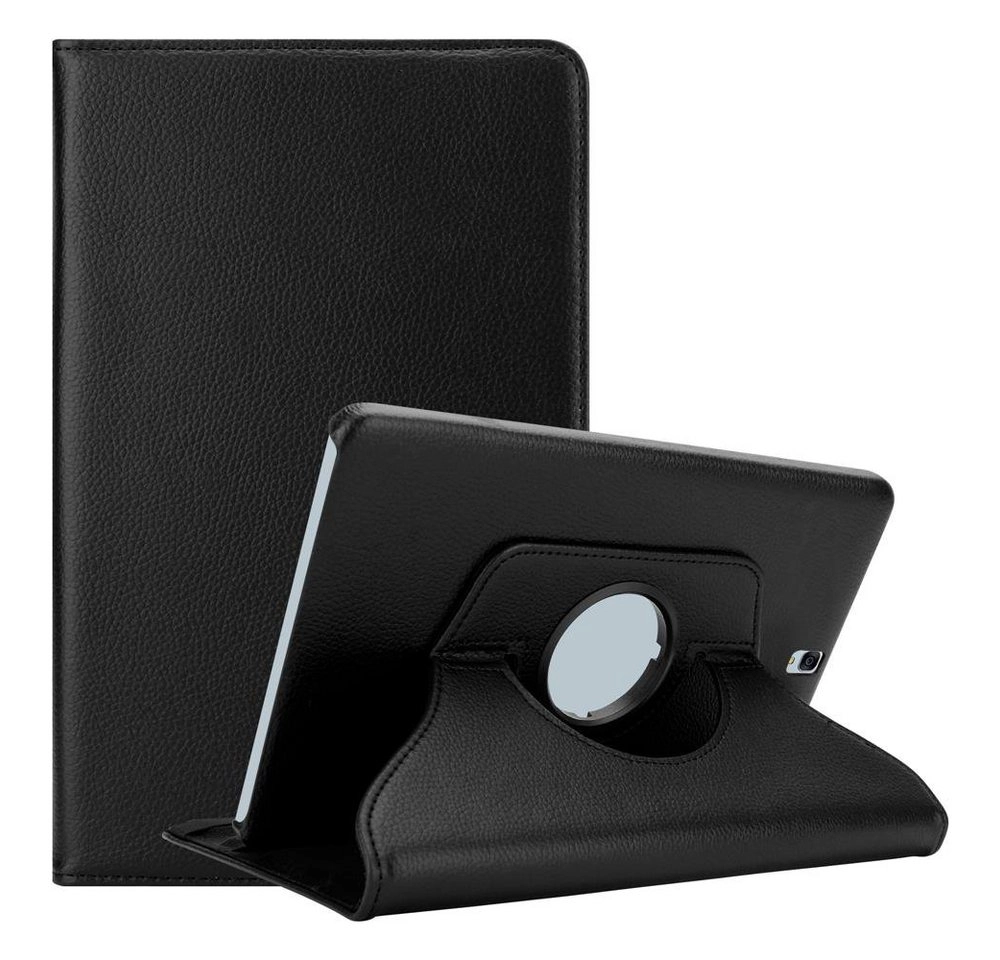 Cadorabo Tablet Hülle für Samsung Galaxy Tab S3 (9,7" Zoll) SM-T820N / T825N in HOLUNDER SCHWARZ Book Style Schutzhülle OHNE Auto Wake Up mit Standfunktion und Gummiband Verschluss