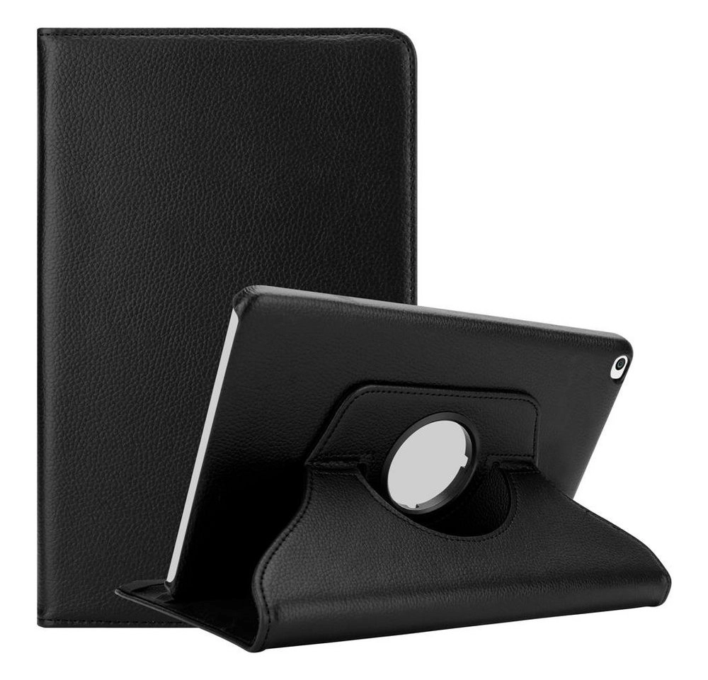 Cadorabo Tablet Hülle für Huawei MediaPad T1 10 (10,0" Zoll) in HOLUNDER SCHWARZ Book Style Schutzhülle OHNE Auto Wake Up mit Standfunktion und Gummiband Verschluss
