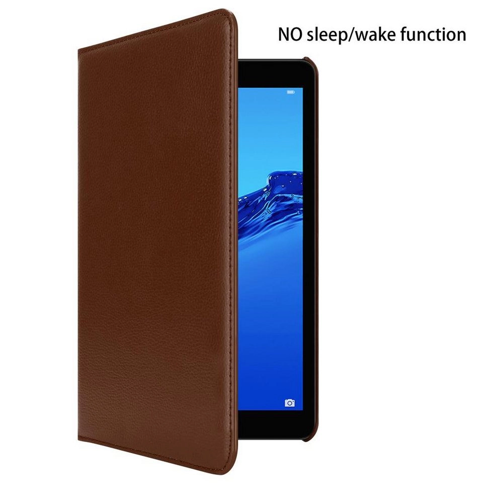Cadorabo Tablet Hülle für Huawei MediaPad M5 8 (8,4" Zoll) in PILZ BRAUN Book Style Schutzhülle OHNE Auto Wake Up mit Standfunktion und Gummiband Verschluss